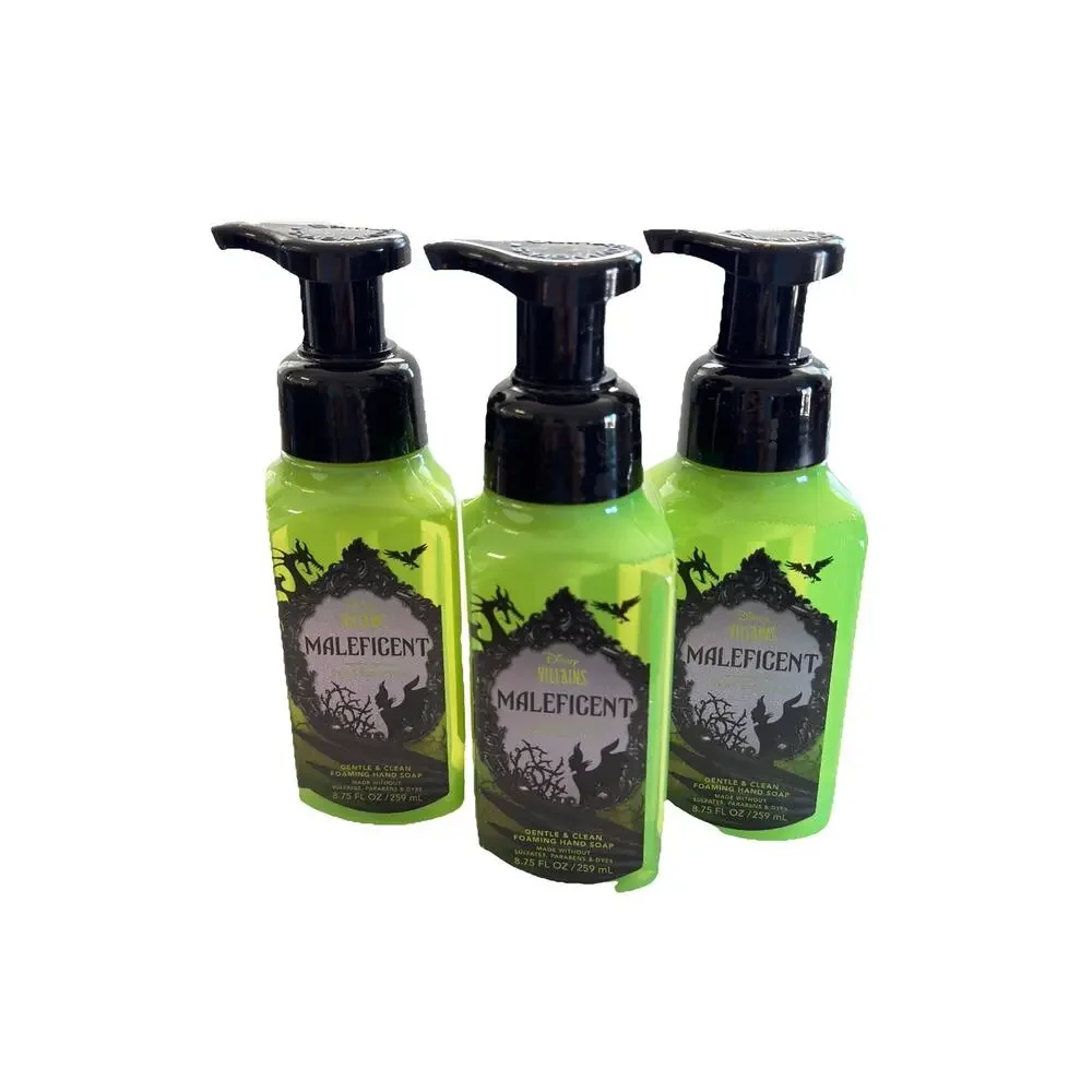 6 x Bath & Body Works Disney Villans Maleficent Foaming Hand Soap 8.75 fl oz